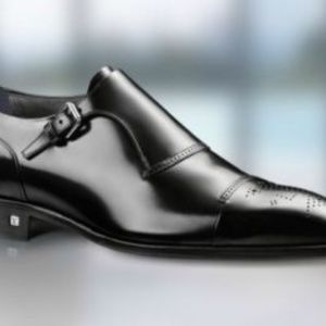 New Louis Vuitton Insider Monk Strap Shoes Black